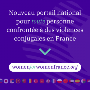 Un nouveau portail national multilingue destiné aux victimes de violences conjugales et aux professionnel.le.s les accompagnants.